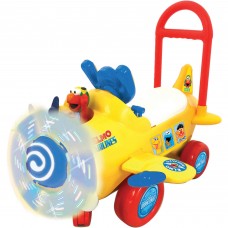 Kiddieland Sesame Street Elmo's Plane Light and Sound Activity Ride-On   563611333